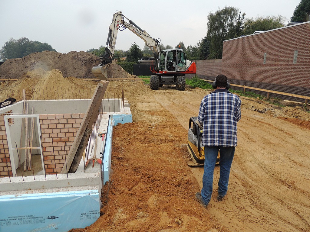 Grondwerk voor bouwputten, funderingen Harold Donkers Grondverzet & Loonwerk